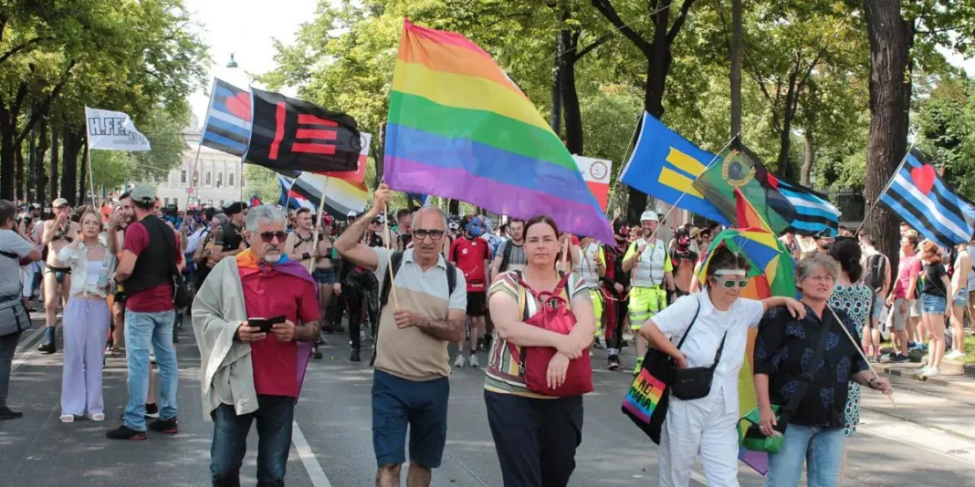 Regenbogenparade 2023: Menschen Regenbogenparade 2023: Menschen